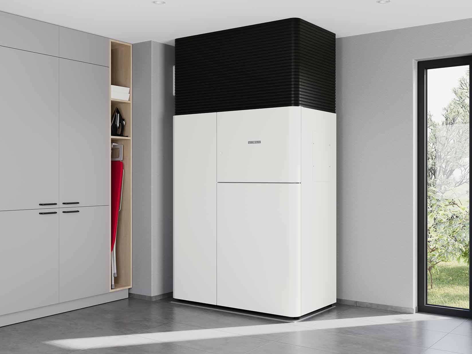 Lüftungsanlage im Wohnzimmer