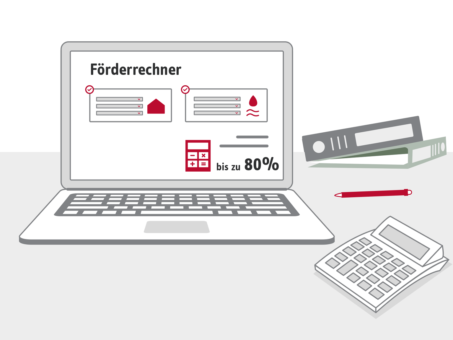 Förderrechner für Wärmepumpen